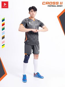Conjuntos de camiseta de fútbol personalizables de alta calidad Unisex, chándal para hombre, etiquetas personalizadas originales, equipos de adultos lavados Just Play 100% - Product Image 5