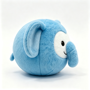 Peluche d'éléphant personnalisée, peluche d'éléphant bleue, adorable peluche d'éléphant - Product Image 2