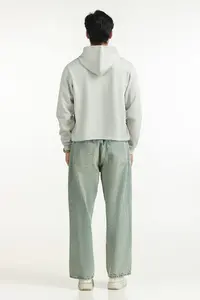 Sudadera con Capucha Extra Grande de Algodón Premium para Hombre, Estilo Urbano, Venta al por Mayor de Moda - Product Image 4