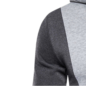 เสื้อสเวตเตอร์สวมหัวสำหรับผู้ชายผ้าฝ้ายออร์แกนิกใส่ได้ทั้งชายและหญิงเสื้อมีฮู้ดปักแบบผูกเชือกฟรีตัวอย่างเปล่า - Product Image 3