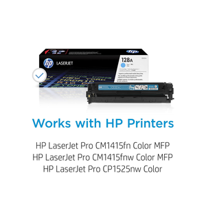 Cartouche de toner cyan HP 128A originale pour imprimante LaserJet, modèle CE321A, haute qualité, compatible CE285A - Product Image 3