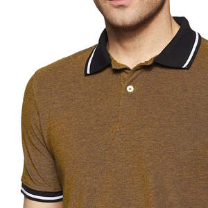 Polo hommes chemise conception personnalisée vente en gros polo pour hommes polos à manches courtes conception motif léopard petit budget - Product Image 3