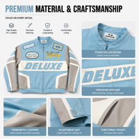Fabricant de vestes de course personnalisées OEM, développement d'échantillons, conception personnalisée ODM, usine de vestes bomber streetwear, marque privée