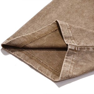 เสื้อยืดวินเทจปรับแต่ง280Gsm ซักกรดผ้าฝ้าย100% คุณภาพสูงปรับแต่งได้ - Product Image 5