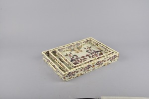 Bandeja de Servir de Madera de Acacia Pulida e Impermeable, Platos para Servir Comida, Aperitivos, Desayuno y Fruta, Juego de Accesorios de Cocina - Product Image 3