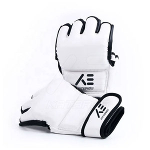 New Style Low Price KATBROS INDUSTRY Leather MMA <b>Gloves</b> <b>Pull</b>-On Hook-and-Loop Wrist Protection for Sports Outdoor Use Hot Sale - Product Image 2