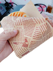 Custom Logo Double-Sided Eco-Friendly Greaseproof Heat Resistant Waterproof Recyclable <b>Food</b> Safe Snack <b>Wrapping</b> Offset <b>Paper</b> - Product Image 3