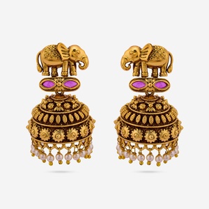 Boucles d'oreilles pendantes de style antique, collection 188907 - Product Image 4