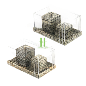 Bon choix Usine Direct Prix De Luxe Nacre Incrusté Bakhoor Titulaire Encens Bakhoor Brûleur Plateau Ensemble Pour Arabe - Product Image 6