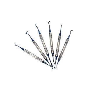 Juego de 6 Espátulas Dentales Doradas con Mango Grueso para Resina Compuesta, Kit de Relleno de Resina, Juego de Restauración - Product Image 4