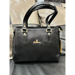 Sac à main de luxe en cuir de vache véritable pour femme, très vendu, logo, fermeture éclair légère, deux poignées, bandoulière, étanche, 3L+ - Product Image 1