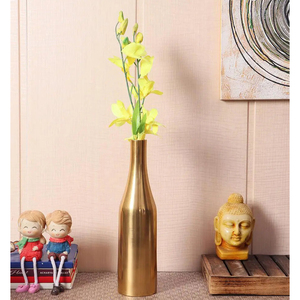 Jarrones exclusivos, florero de Metal dorado hecho a mano moderno, centro de mesa decorativo para mesa, boda, evento, decoración del hogar, Hotel, Oficina - Product Image 1