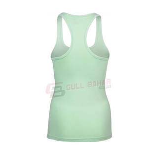 Débardeur côtelé coupe ajustée pour femme, respirant et élégant pour Streetwear, avec coupe décontractée et ourlet à bord brut avec logo sur le devant - Product Image 2