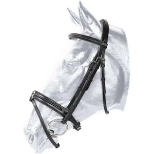 Fabricantes que venden brida de caballo de cuero genuino al por mayor Diseño personalizado Alta calidad brida de caballo de cuero real al por mayor - Product Image 1