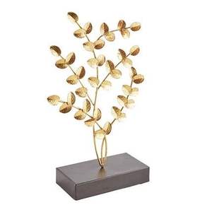 Sculpture décorative en métal de table stylisée avec boucles décoratives parfaites pour un décor éclectique et des conceptions d'intérieur personnalisées - Product Image 2