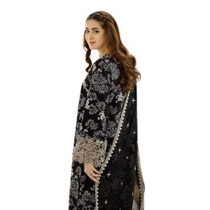 ชุดเดรสผ้าฝ้าย100% คอกลมสำหรับผู้หญิง, มาใหม่ชุดเดรสฤดูหนาวคอกลมเอวธรรมชาติปักลายทำด้วยมือสีพื้นระบายอากาศ - Product Image 4