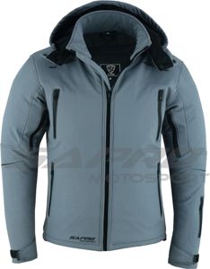 Veste Softshell de Motard Haute Qualité Coupe-Vent Imperméable Respirante Séchage Rapide Col Montant à Capuche Hiver Streetwear Fabriquée avec des Matériaux de Haute Qualité - Product Image 4