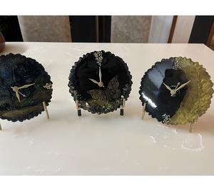 นาฬิกาสำหรับโฮมออฟฟิศหรูหราสไตล์อเมริกันด้วยดีไซน์คริสตัลธรรมชาตินาฬิกาตั้งโต๊ะขนาดใหญ่หรูหราจากผู้จำหน่ายในอินเดีย - Product Image 3