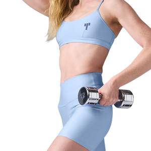 Conjunto de Yoga de entrenamiento de estiramiento alto XL para mujer personalizado 2024, ropa deportiva de gimnasio roja con logotipo personalizado en la cintura, mallas de precio barato - Product Image 2