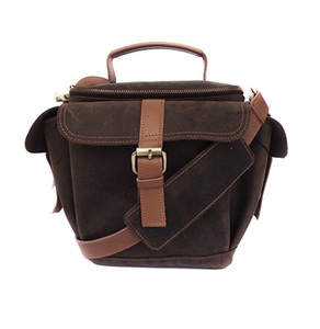Luxury Retro Genuine Leather <b>Messenger</b> <b>Bag</b> for Men Women Vintage Style Casual <b>Crossbody</b> Camera <b>Bag</b> Zipper Closure Durable - Product Image 2