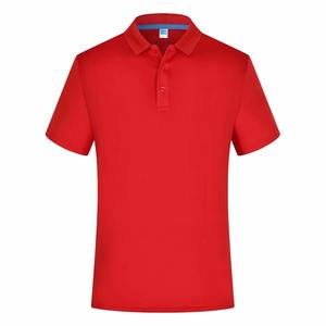 เสื้อโปโลใส่ทำงานสำหรับผู้ชายและผู้หญิงเสื้อกอล์ฟผ้าคอตตอนผ้าไหมปักโลโก้ลำลอง - Product Image 3