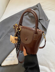 Brown Fashion <b>Bag</b>. Stand out with this stylish, structured <b>tote</b>. Available at wholesale price - Product Image 2