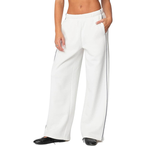 <b>Women</b> Loose Straight <b>Baggy</b> Fleece Wide Leg High Quality Winter Sweatpants Custom Luxury Fashionable Men <b>Pants</b> <b>Cargo</b> Man <b>Pant</b> - Product Image 5