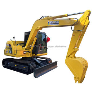 Vente à prix réduit d'une excavatrice sur chenilles hydraulique d'occasion Komatsu PC70-8 avec moteur, boîte de vitesses, PLC, vente au comptant - Product Image 1