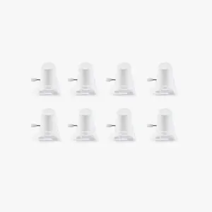 8 Piezas de Juguetes Divertidos con Mecanismo de Cuerda, Blancos, de 4.3x3.5 cm - Product Image 1