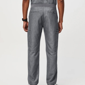 กางเกงเครื่องแบบสครับสำหรับผู้ชายกางเกงวิ่งจ็อกกิ้งพยาบาลสำหรับผู้ชายดีไซน์ล่าสุด - Product Image 3