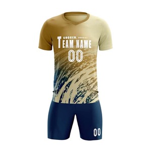 Maillot de football professionnel Kit personnalisé OEM conception sublimée en usine tissu à séchage rapide tailles adultes jeunes expédition rapide - Product Image 5