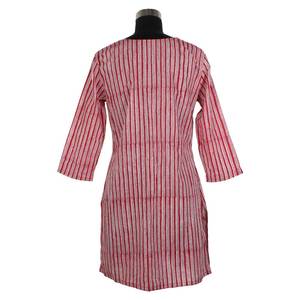 Túnica Kurti de algodón estampada, Ropa Étnica, ropa India, Kurti - Product Image 5