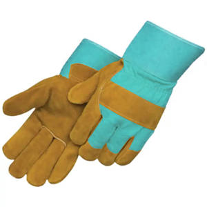 Guantes de Trabajo de Cuero Amarillo de Primera Calidad, Reflectantes, de Seguridad para la Construcción, Resistentes, Transpirables, de Uso General, Canadienses - Product Image 3