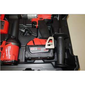 Kit de Atornillador de Impacto Eléctrico con Martillo Perforador Rotatorio, Martillo Demoledor, Taladros para Concreto, Fuente de Alimentación por Batería para Uso Industrial - Product Image 3