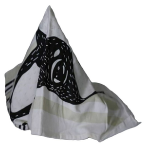 Serviette de cuisine en coton recyclé 100% biologique réutilisable écologique style rayé suspendu logo imprimé personnalisé floral pour la maison cuisine - Product Image 1