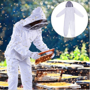Tuta da ape professionale per uomo e donna apicoltore tuta per apicoltore con guanto vestito cappuccio ventilato - Product Image 5