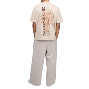 T-shirt surdimensionné personnalisé lavé à l'acide Design personnalisé 100% coton Échantillon gratuit Livraison gratuite - Product Image 2