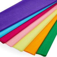 Papier crépon économique standard 28 g/m² pour travaux manuels en papier