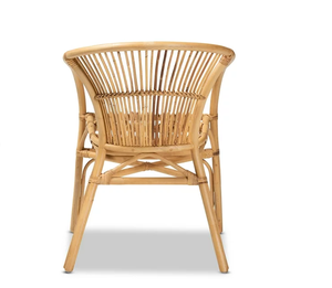 Mayorista de alta calidad nuevo diseño agradable moderno bohemio marrón natural Silla de comedor de ratán con cojín hecho en Vietnam - Product Image 6