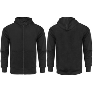 Sudadera con Capucha y Cremallera para Hombre, Diseño Nuevo 2025, Hecha a Medida, 100% Algodón, Ecológica, de Secado Rápido, Transpirable, con Bolsillo Lateral, Logotipo Personalizado, Color Sólido - Product Image 6