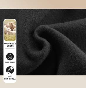 Sudadera con capucha personalizada de invierno para hombre, 100% de algodón, sudadera gruesa de lana con hombros caídos, ropa informal interior suave, jersey liso - Product Image 4