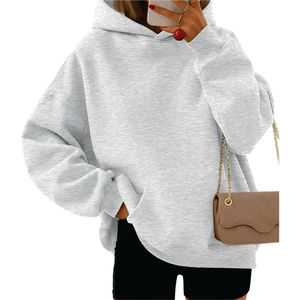 Sudadera con Capucha de Alta Calidad, de Poliéster y Algodón, Hombros Caídos, Talla Grande, Logotipo Personalizado, 500 Gsm - Product Image 4