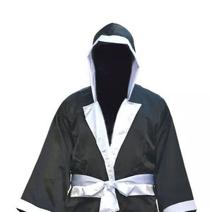 High Quality <b>Boxing</b> Gown Durable Training <b>Robe</b> Lightweight Fabric for <b>Boxing</b> Fitness High Quality Custom Logo <b>Boxing</b> <b>Robes</b> - Product Image 5