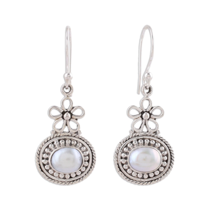 Precio de fábrica al por mayor, pendientes de aro colgantes hechos a mano de Plata de Ley 925, hermoso regalo de joyería para ella - Product Image 1