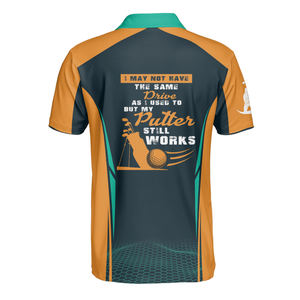 Polo de golf personnalisé de haute qualité personnaliser le logo polo de golf de sport en polyester 100% à séchage rapide pour hommes - Product Image 3