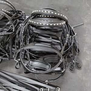 2024-2025, la brida de carreras de caballos más vendida, D.D arnés, cuero ecuestre, hardware S.S, acolchado de cuero suave, cabestros personalizables - Product Image 4