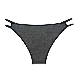 Women Bikini Briefs Spandex Cotton Mid-Rise Traceless One-piece Invisible Letter Pattern Seamless Knitted <b>Panties</b> - Product Image 2