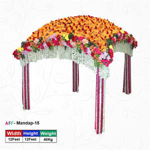 ซุ้มดอกดาวเรืองประดิษฐ์แบบเรียงซ้อน - Product Image 1