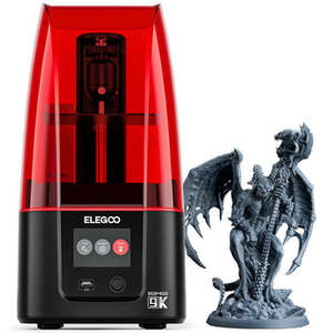 เครื่องพิมพ์เรซิ่น 3 มิติ ELEGOO Mars 4 9K อัตโนมัติ สำหรับงานอุตสาหกรรม/ทันตกรรม/เครื่องประดับ ใช้เทคโนโลยี DLP/หน้าจอดิจิตอล สภาพมือสอง ใช้กับวัสดุ PLA - Product Image 1