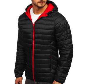 เสื้อแจ็คเก็ตสำหรับผู้ชาย แบบสั่งตัด ไซส์ XL แจ็คเก็ตบอมเบอร์ฤดูหนาว กันน้ำ ผ้าพัฟเฟอร์ คอตั้ง ผ้าแคนวาส เป็นมิตรกับสิ่งแวดล้อม ทรงเข้ารูป - Product Image 1